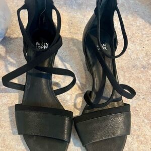Eileen Fisher Elegant Black Sandals